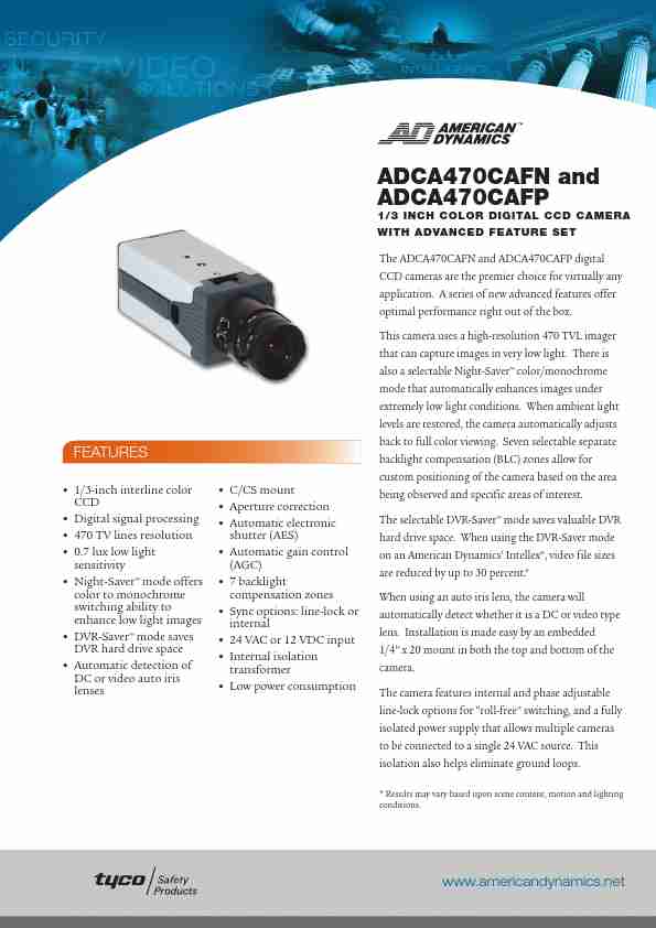American Dynamics Digital Camera ADCA470CAFP-page_pdf